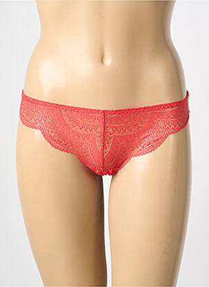 Chilot efect material satinat portocalie SIMONE PERELE femeie