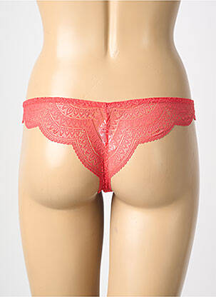 Chilot efect material satinat portocalie SIMONE PERELE femeie
