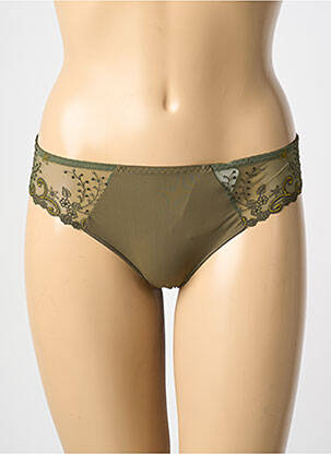 Tanga broderie verde SIMONE PERELE femeie