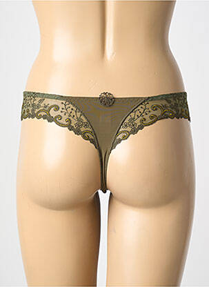 Tanga broderie verde SIMONE PERELE femeie