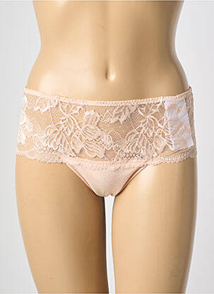 Shorty efect material satinat roz SIMONE PERELE femeie