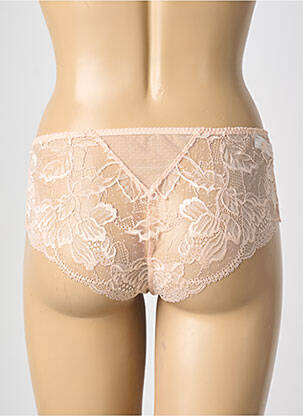 Shorty efect material satinat roz SIMONE PERELE femeie