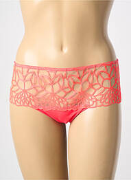 Shorty efect material satinat roz SIMONE PERELE femme