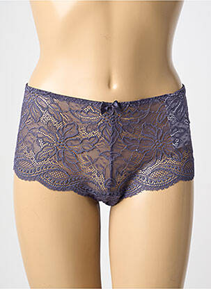 Shorty efect material satinat violet SIMONE PERELE femeie