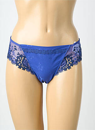 Shorty bi-materie albastru SIMONE PERELE femme