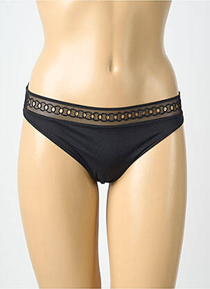 Chilot țesătură satinată negru MARIE JO femme