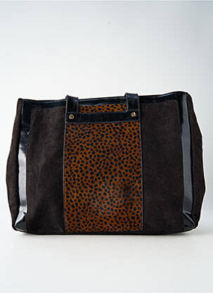 Geantă multibuzunare formă dreptunghiulară negru MELLOW YELLOW femme