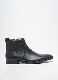 Botine/ghete închidere cu fermoar toc mic negru PELLET homme
