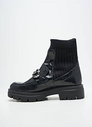 Botine/ghete toc mic toc de 4 la 6 cm negru FOLLIA DOLCE femeie