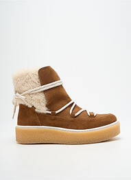Botine/ghete nubuc toc de 4 la 6 cm maro PHILIPPE MORVAN femeie