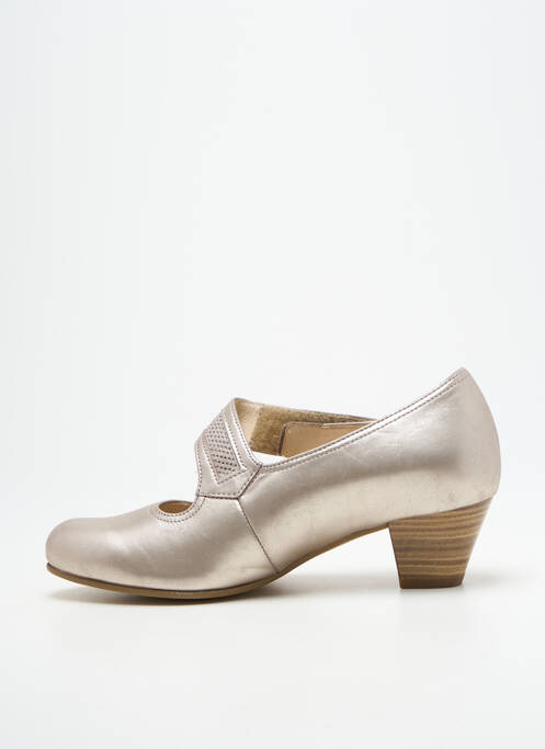 Pantofi cu toc argintiu GABOR femeie