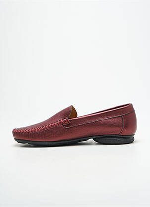 Mocasini material neted toc plat până la 3 cm violet NORDIKAS femeie