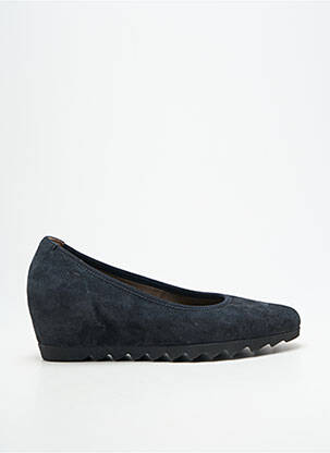 Pantofi cu toc nubuc toc de 4 la 6 cm albastru GABOR femeie