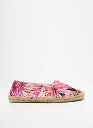 Espadrile vârf rotund toc plat până la 3 cm roz SANTAFE femme