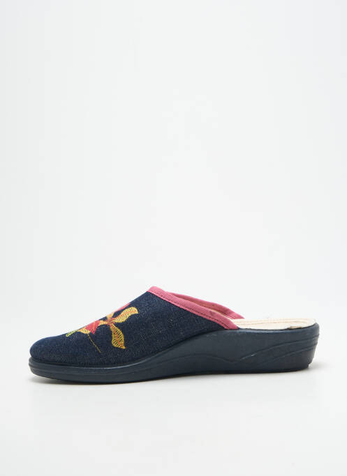 Papuci/Pantofi de casă albastru LA VAGUE femeie