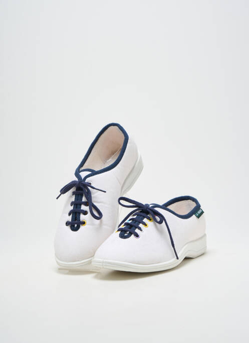 Papuci/Pantofi de casă alb LA VAGUE femeie