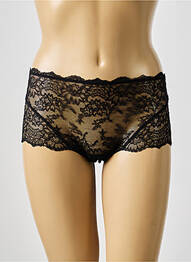 Shorty efect material satinat negru MARIE JO femme
