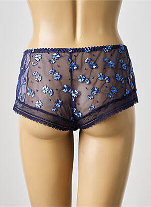 Shorty efect material satinat albastru PRIMADONNA femeie