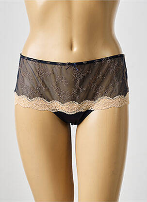 Chilot efect material satinat negru MARIE JO femeie