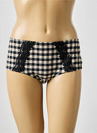 Shorty efect material satinat negru MARIE JO femme