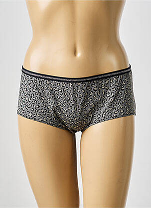Shorty efect material satinat gri MARIE JO femeie