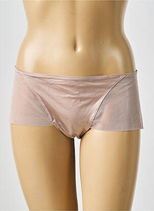 Shorty efect material satinat roz MARIE JO femeie