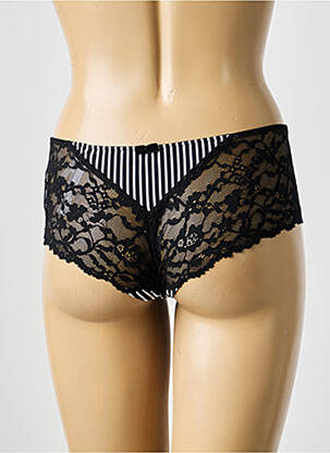 Shorty efect material satinat negru MARIE JO femeie