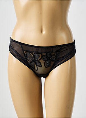 Chilot efect material satinat negru MARIE JO femeie