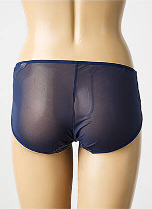 Shorty efect material satinat albastru MARIE JO femeie