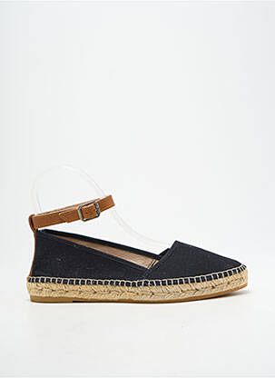 Espadrile vârf rotund toc plat până la 3 cm negru NICOLE femeie