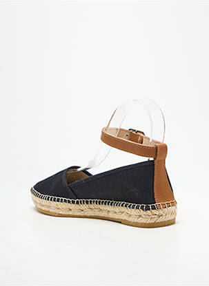 Espadrile vârf rotund toc plat până la 3 cm negru NICOLE femeie