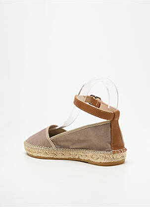 Espadrile vârf rotund toc plat până la 3 cm gri NICOLE femeie