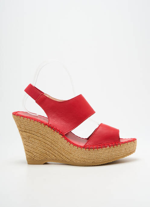 Sandale/Pantofi decupați roșu L'ESPADRILLE DE NICOLE femeie