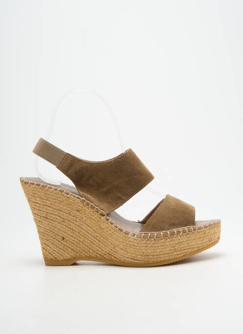 Sandale/Pantofi decupați verde L'ESPADRILLE DE NICOLE femeie