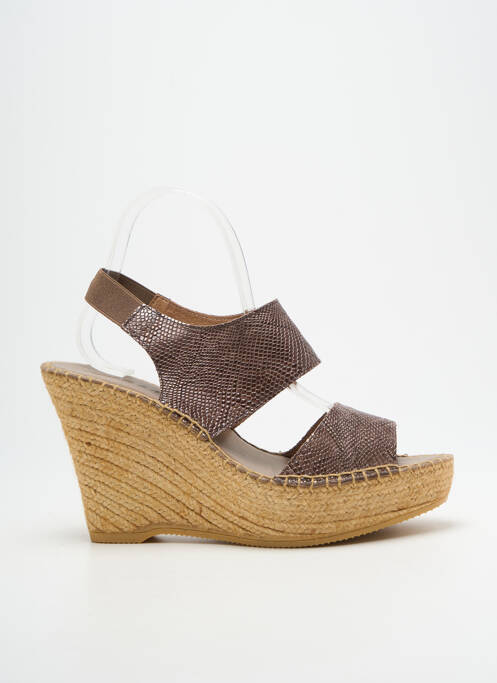 Sandale/Pantofi decupați verde L'ESPADRILLE DE NICOLE femeie