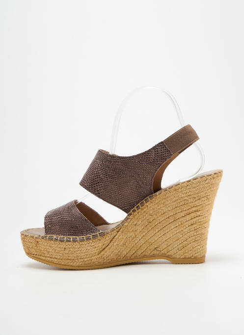 Sandale/Pantofi decupați verde L'ESPADRILLE DE NICOLE femeie