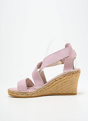 Espadrile închidere cu buclă(e) toc de 7 la 9 cm violet LORMY femeie