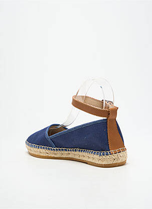 Espadrile vârf rotund toc plat până la 3 cm albastru NICOLE femeie