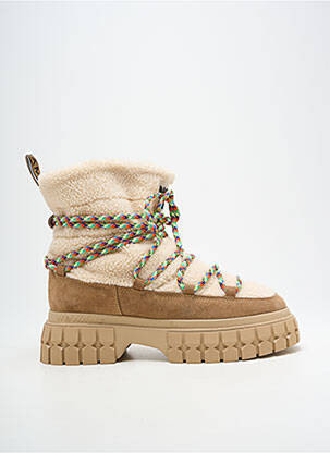 Botine/Ghete bej NO NAME femeie