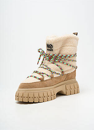 Botine/ghete toc mic toc de 4 la 6 cm bej NO NAME femeie