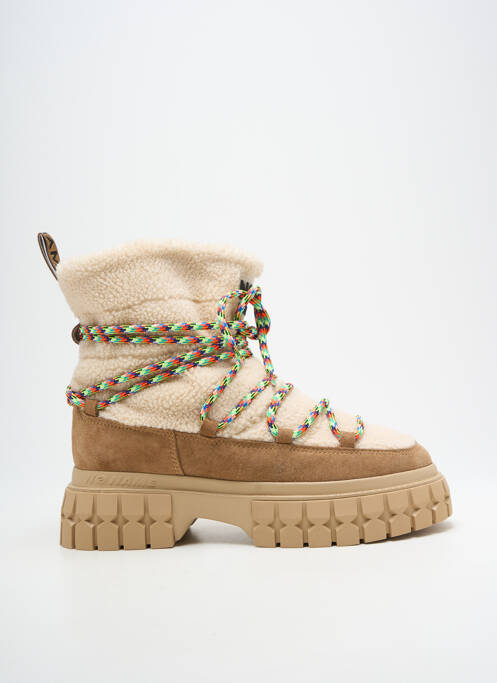 Botine/Ghete bej NO NAME femeie