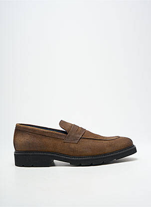 Mocasini vârf rotund toc mic maro BRETT & SONS bărbat