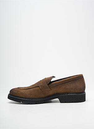 Mocasini vârf rotund toc mic maro BRETT & SONS bărbat