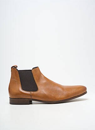 Botine/ghete vârf rotund toc mic maro BRETT & SONS bărbat