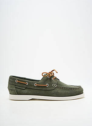 Pantofi de barcă vârf rotund vârf rotund verde SCHMOOVE bărbat