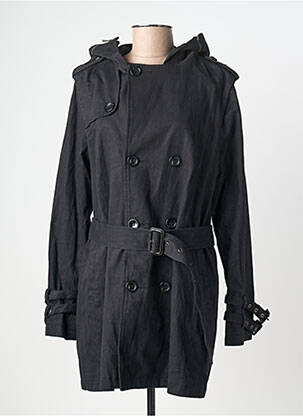 Trench negru PEOPLE'S MARKET femeie