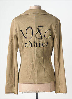 Jachete casual guler tip costum verde SECTION URBAINE femeie
