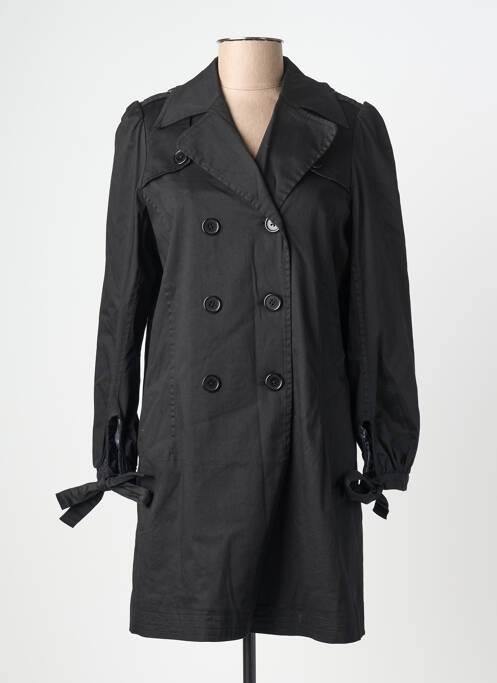 Trench negru PEOPLE'S MARKET femeie