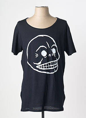 Tricou croială cambrată mâneci scurte negru CHEAP MONDAY bărbat