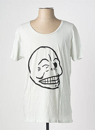 Tricou croială cambrată mâneci scurte gri deschis CHEAP MONDAY bărbat